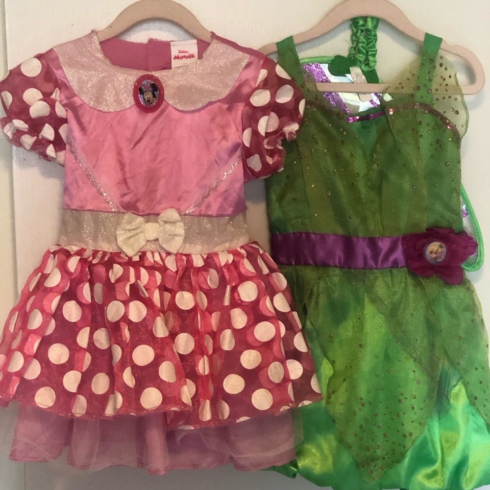 Disney Minnie Mouse Tinker Bell Halloween Costumes 3T-4T